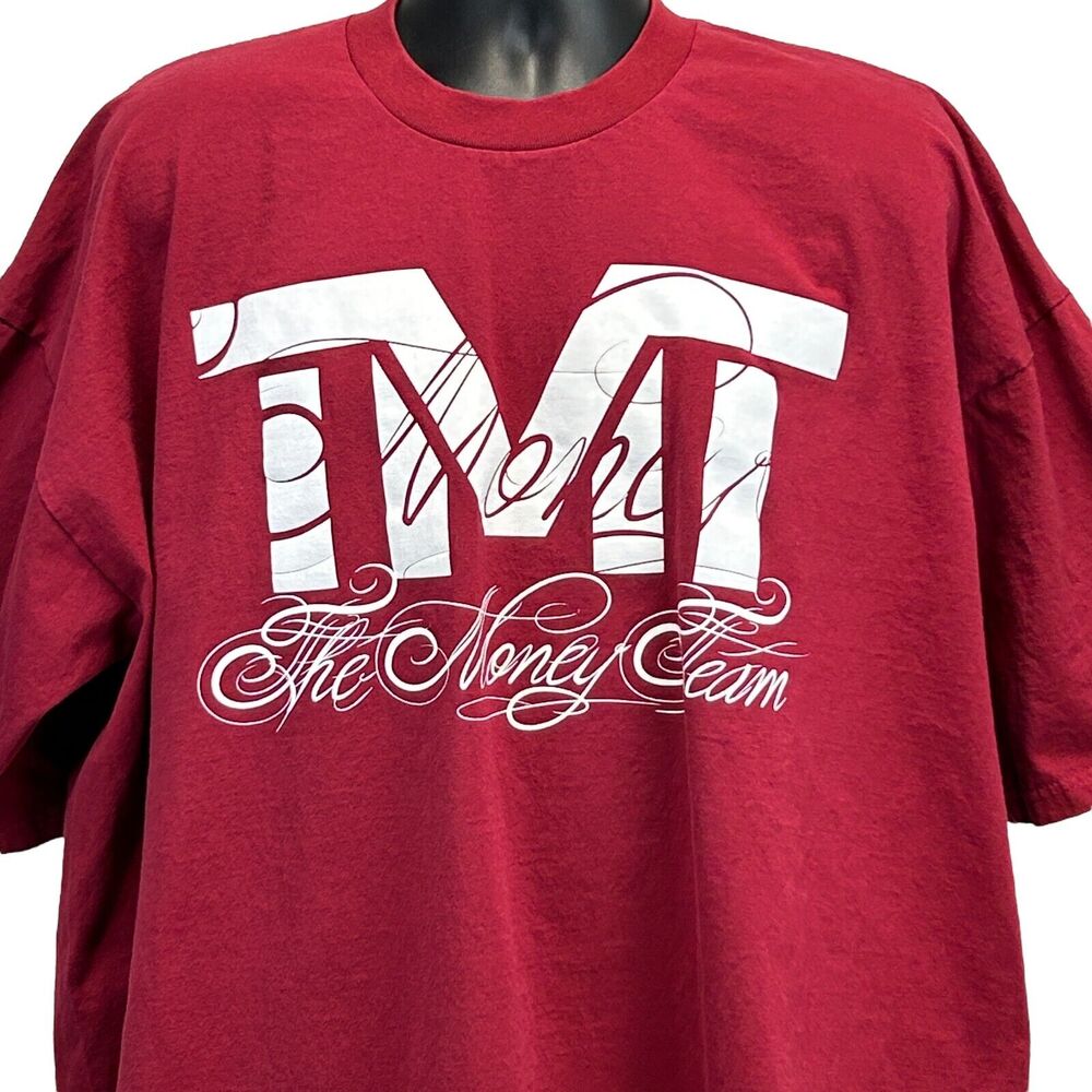 TMT The Money Team T Shirt Floyd Mayweather Boxer Official Ringside Red Mens 4XL